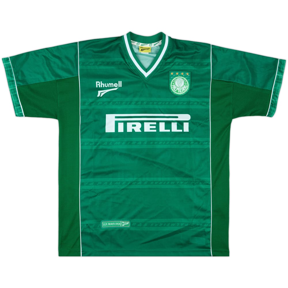 2001-02 Palmeiras Home Shirt #10 - 9/10 - (L)