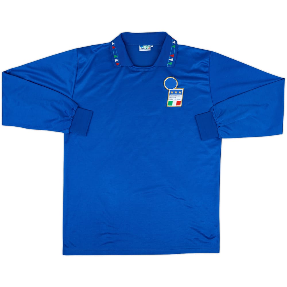1992-93 Italy Home L/S Shirt - 8/10 - (M)