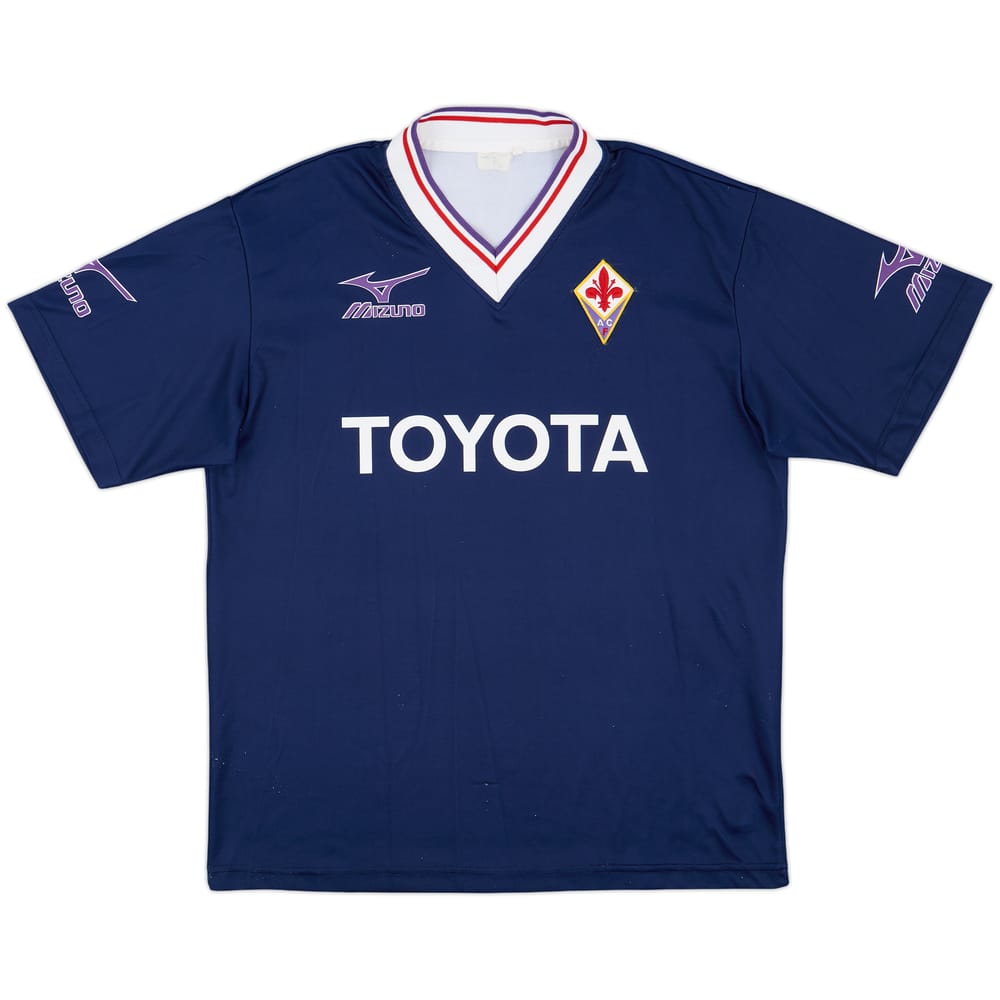 2001-02 Fiorentina Mizuno Training Shirt - 7/10 - (L)