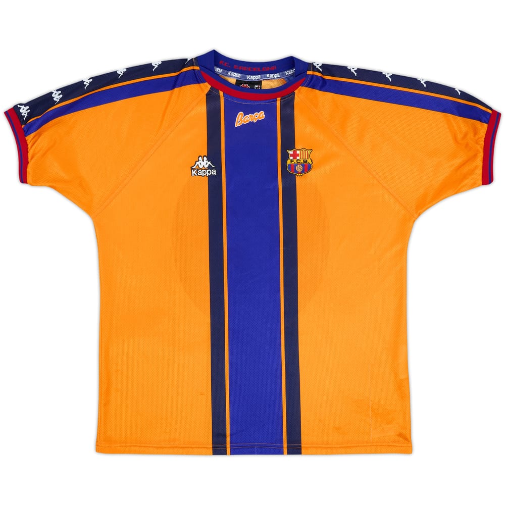 1997-98 Barcelona Away Shirt - 8/10 - (XL)