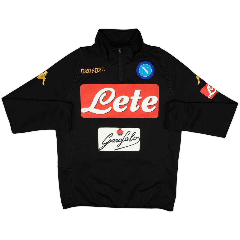 2016-17 Napoli Kappa 1/4 Zip Drill Top - 8/10 - (M)