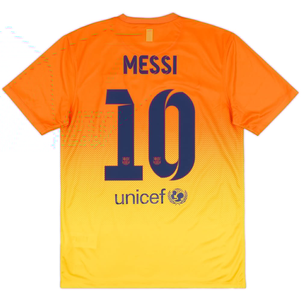 2012-13 Barcelona Basic Away Shirt Messi #10 - 9/10 - (M)