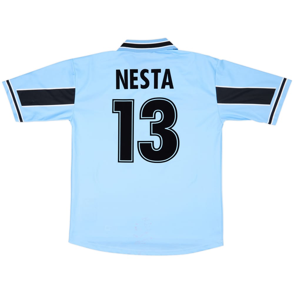 1998-00 Lazio Basic Home Shirt Nesta #13 - 6/10 - (XXL)