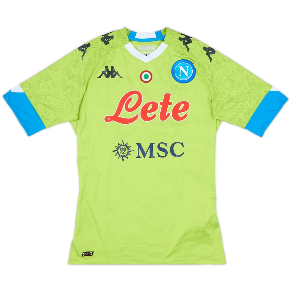 2020-21 Napoli Authentic GK S/S Shirt - 9/10 - (S)