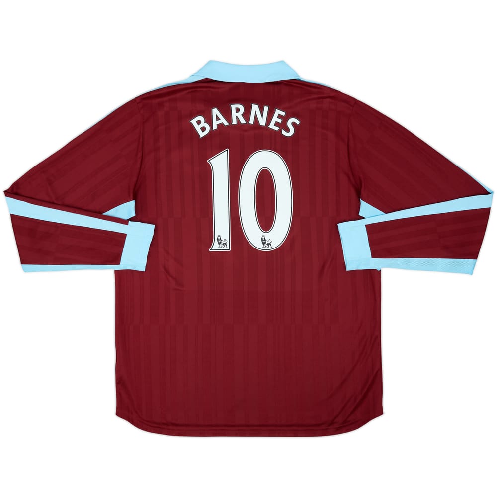 2016-17 Burnley Home L/S Shirt Barnes #10 - 8/10 - (XXL)