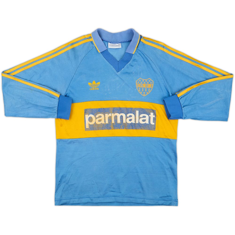 1991-92 Boca Juniors Home L/S Shirt - 4/10 - (M)