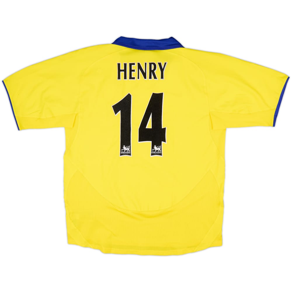 2003-05 Arsenal Away Shirt Henry #14 - 6/10 - (L)