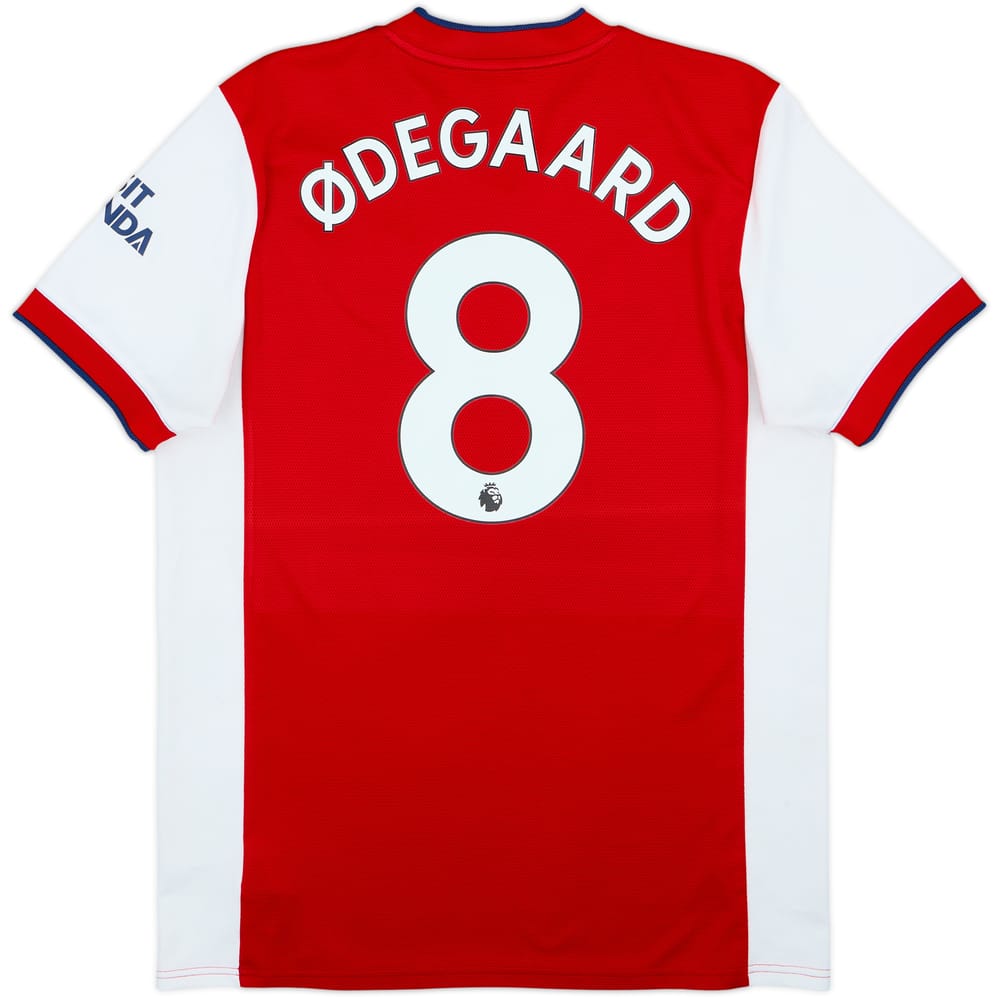 2021-22 Arsenal Home Shirt Odegaard #8 - 6/10 - (L)