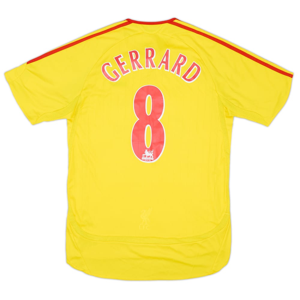 2006-07 Liverpool Away Shirt Gerrard #8 - 9/10 - (S)