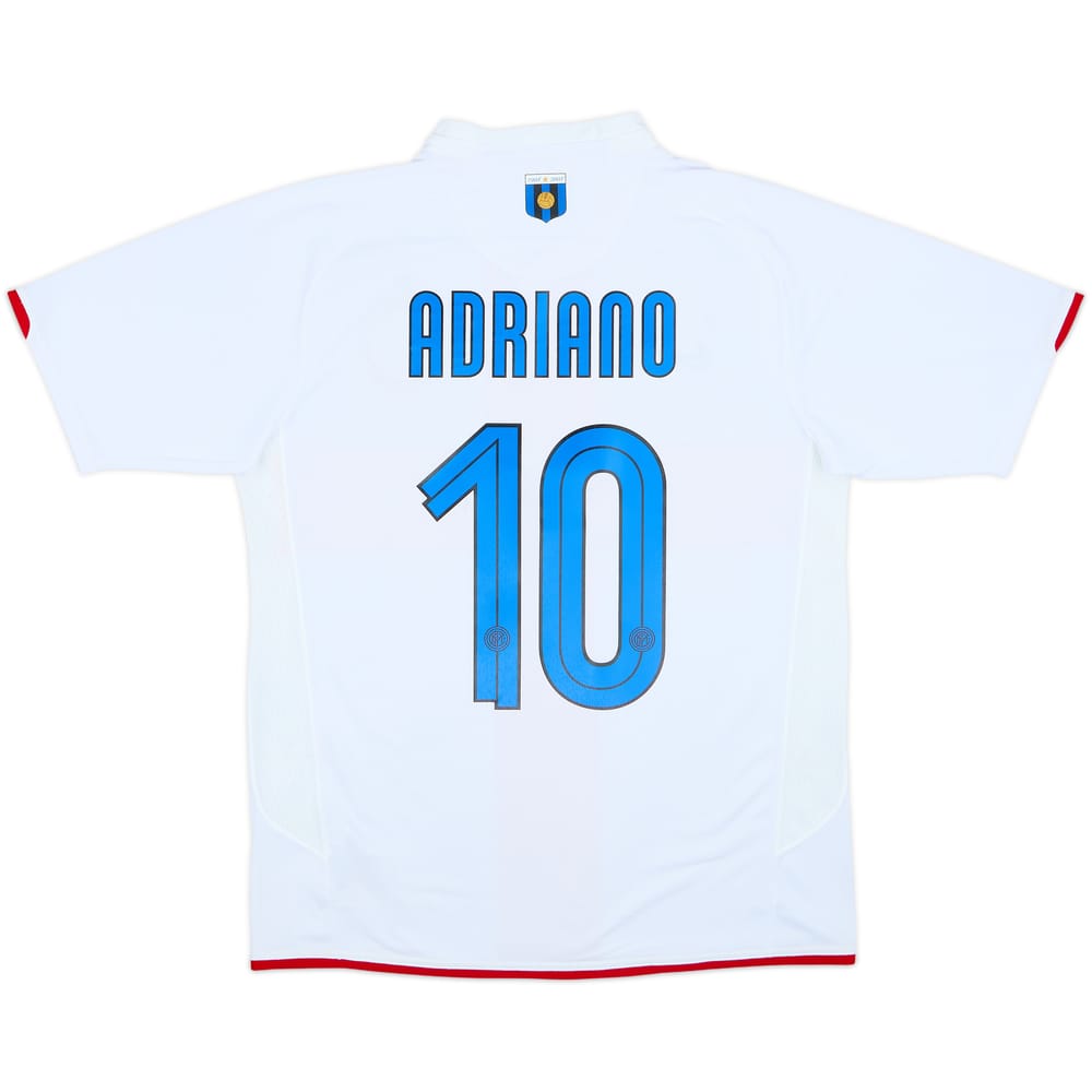 2007-08 Inter Milan Centenary Away Shirt Adriano #10 - 7/10 - (M)