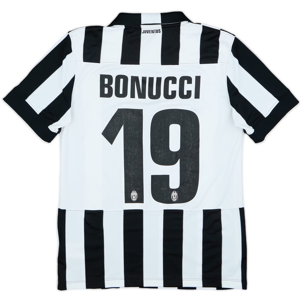 2014-15 Juventus Home Shirt Bonucci #19 - 6/10 - (M)
