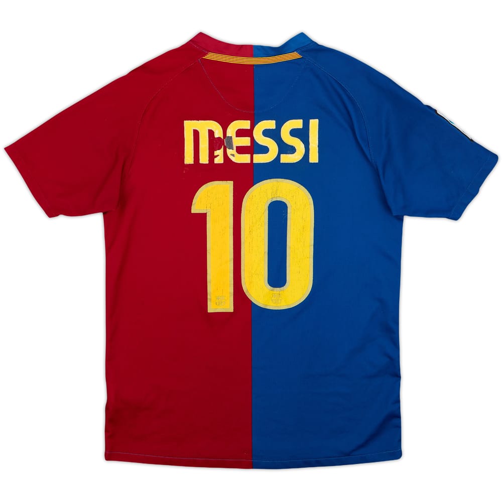 2008-09 Barcelona Home Shirt Messi #10 - 4/10 - (12-13 Years)