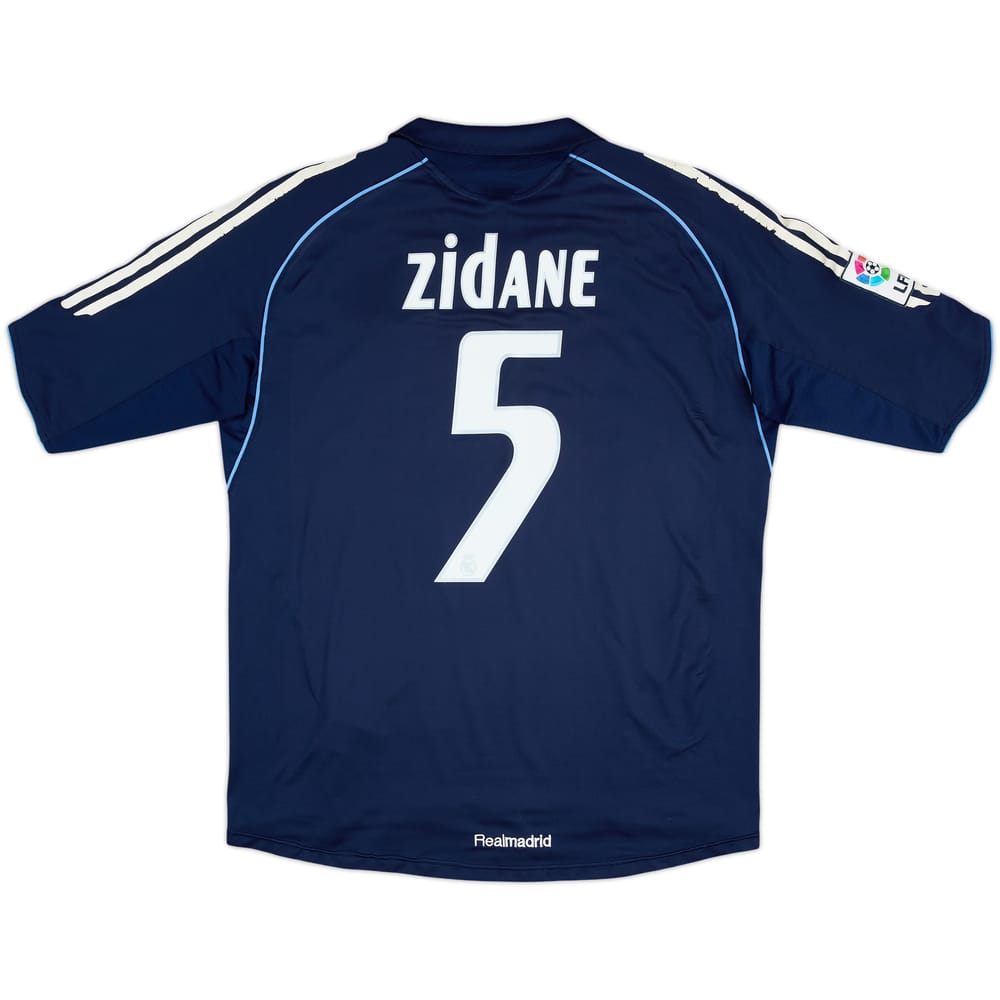 2005-06 Real Madrid Away Shirt Zidane #5 - 5/10 - (L)
