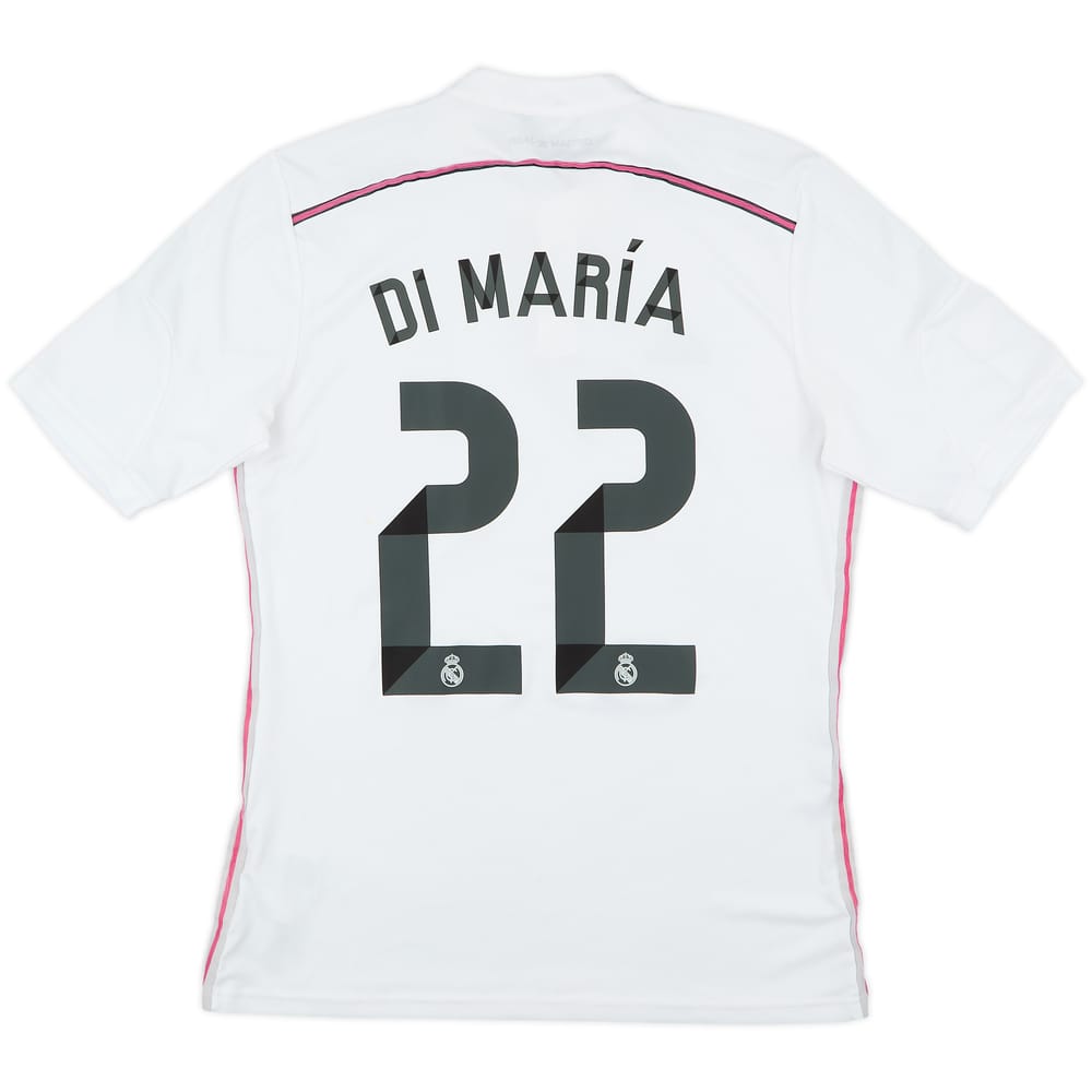 2014-15 Real Madrid Home Shirt Di Maria #22 - 4/10 - (M)