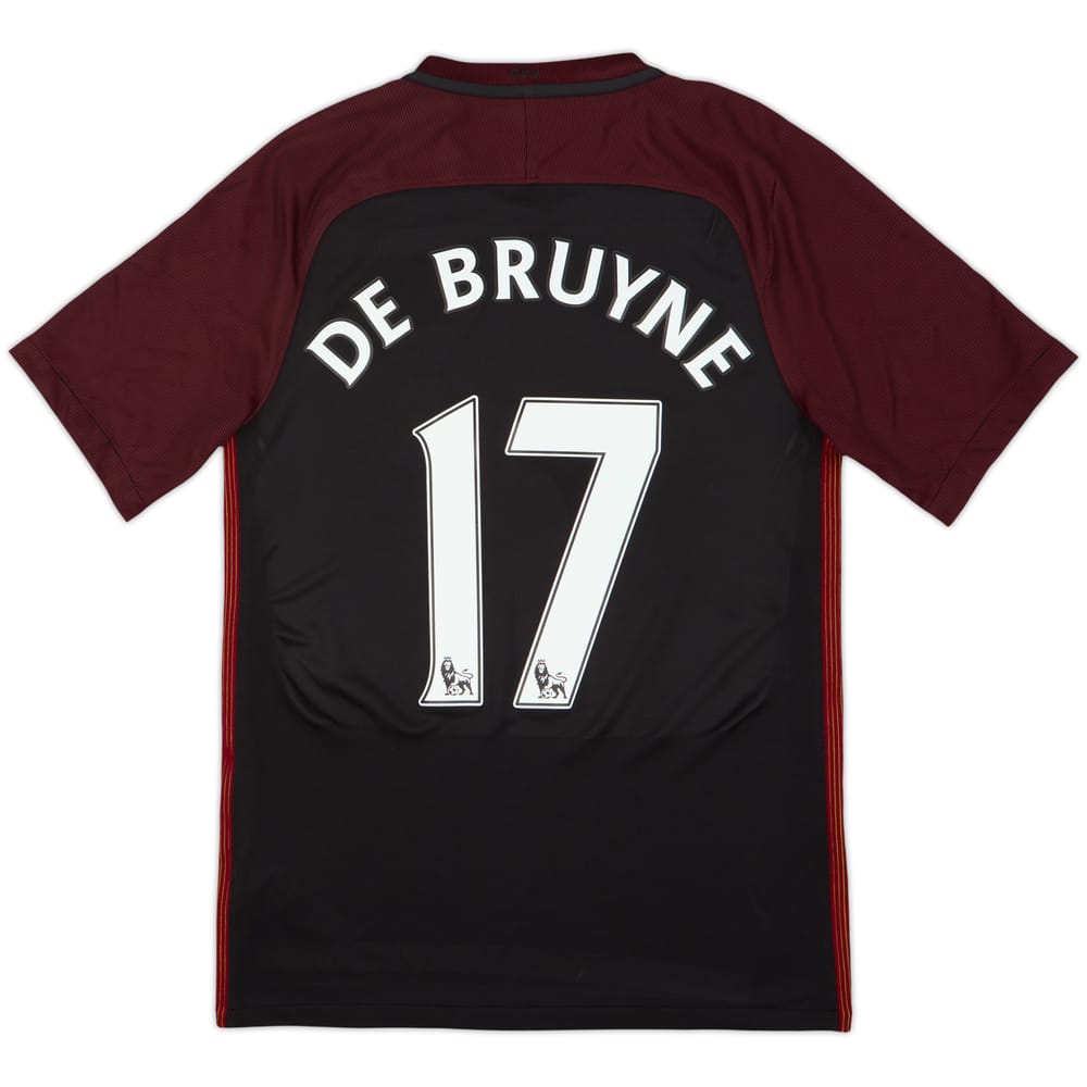 Camiseta de visitante del Manchester City 2016-17 De Bruyne #17 - 8/10 - (S)