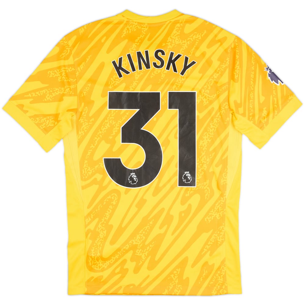 2024-25 Tottenham GK S/S Shirt Kinsky #31 - 9/10 - (S)