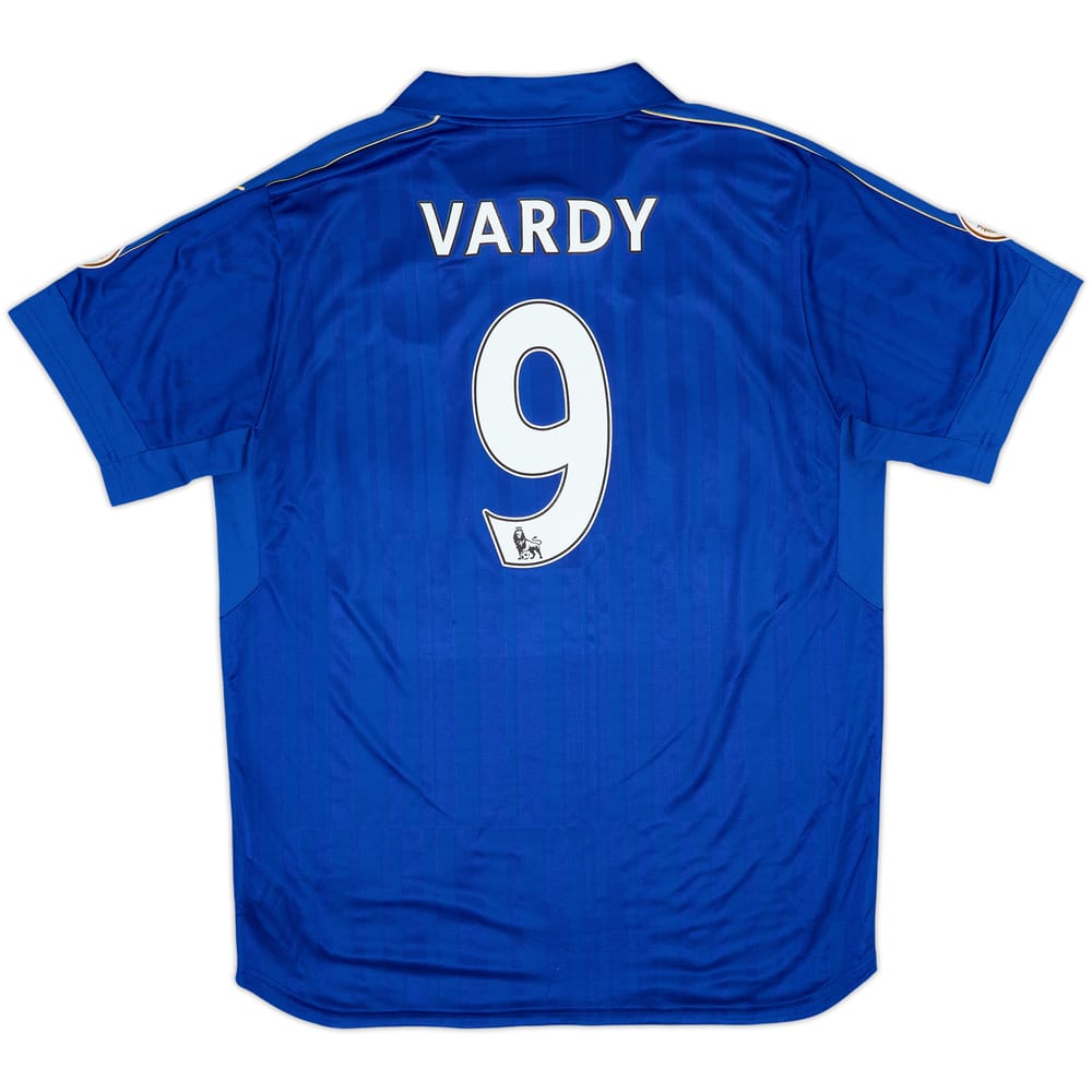 2016-17 Leicester Home Shirt Vardy #9 - 7/10 - (XL)