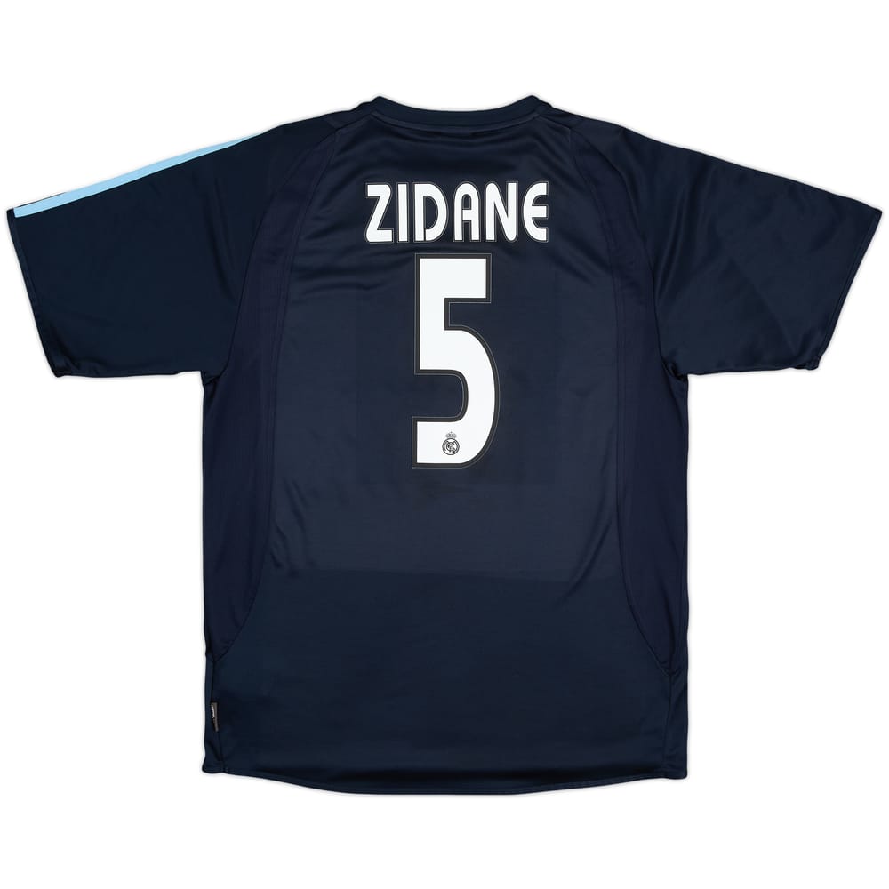 2003-04 Real Madrid Away Shirt Zidane #5 - 6/10 - (M)