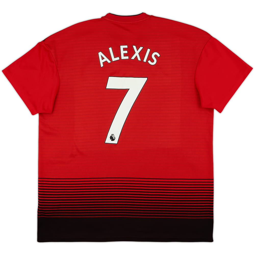 2018-19 Manchester United Home Shirt Alexis #7 - 8/10 - (XL)