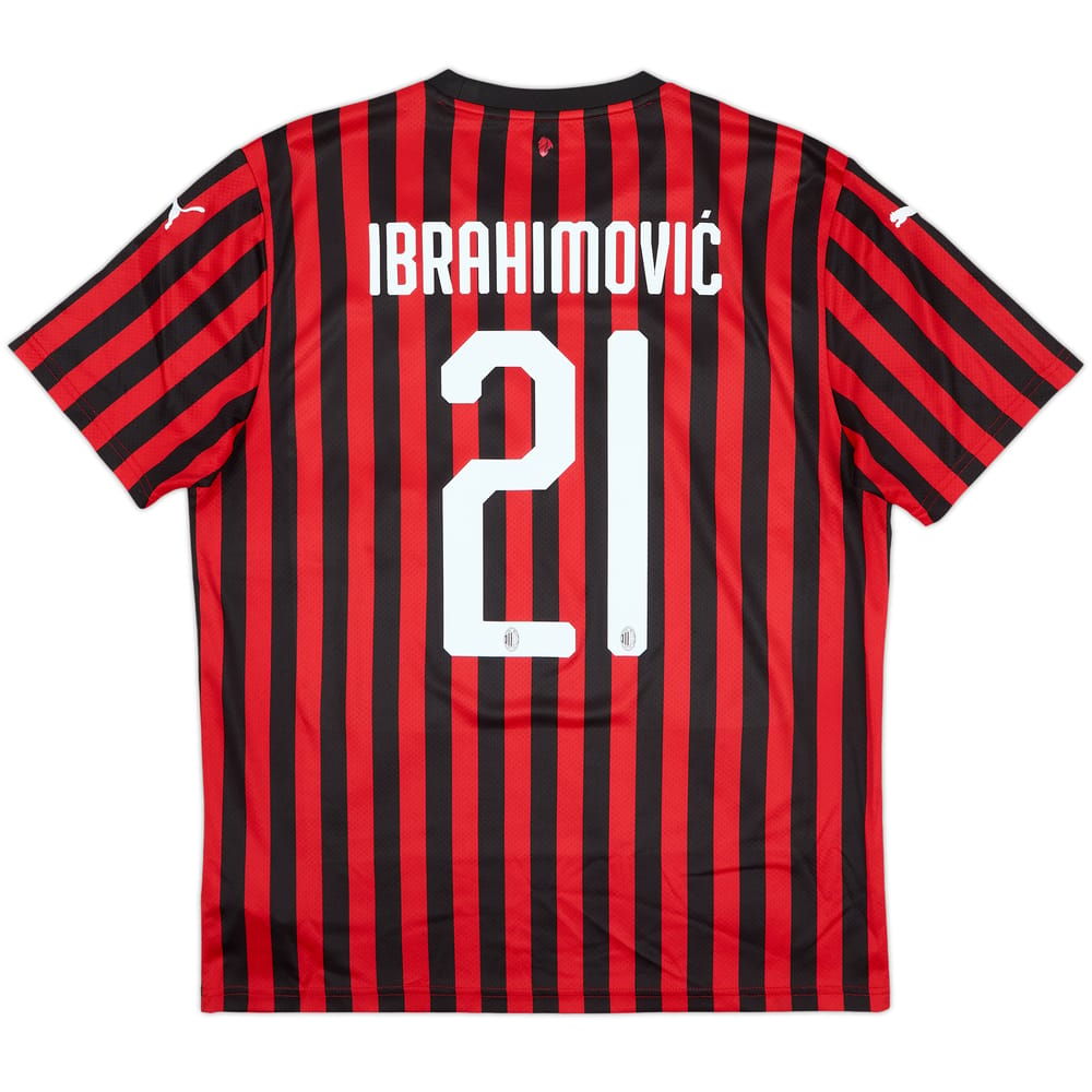 2019-20 AC Milan Home Shirt Ibrahinovic #21 - 7/10 - (L)