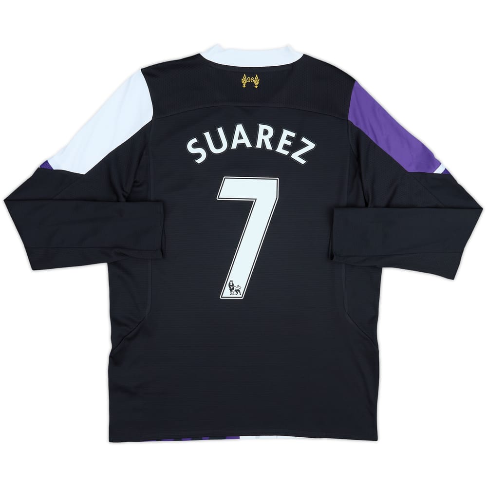 2013-14 Liverpool Third L/S Shirt Suarez #7 - 6/10 - (M)