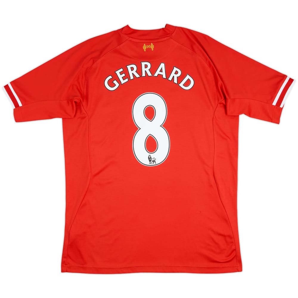 2013-14 Liverpool Home Shirt Gerrard #8 - 5/10 - (L)