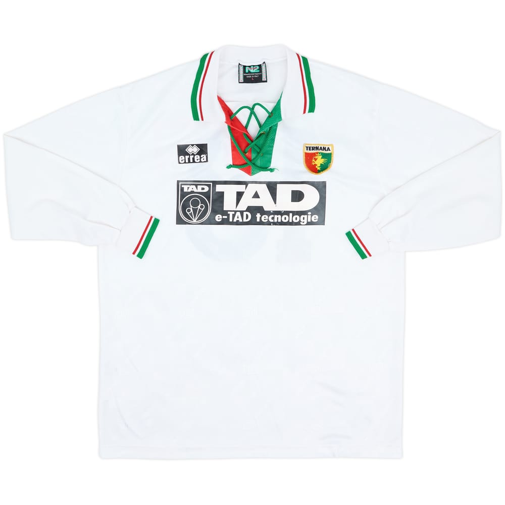 1996-97 Ternana Away L/S Shirt #18 - 5/10 - (L)