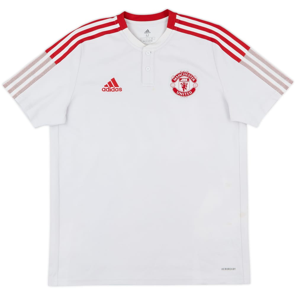 2021-22 Manchester United adidas Polo Shirt - 5/10 - (M)