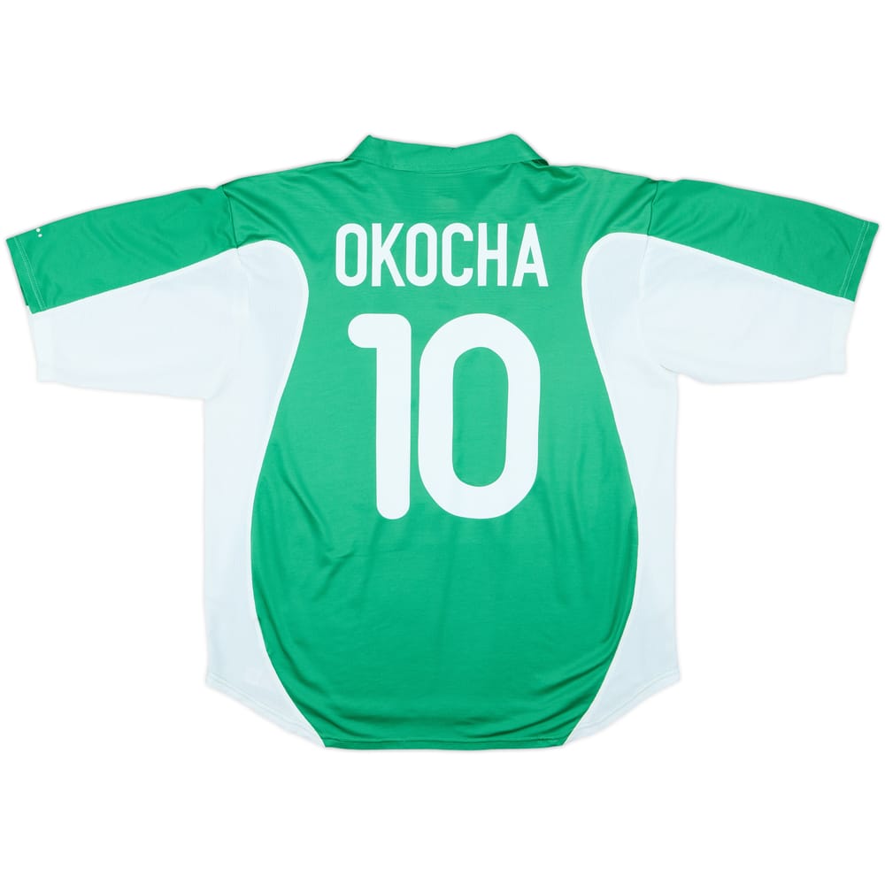 2000-01 Nigeria Home Shirt Okocha #10 - 8/10 - (L)