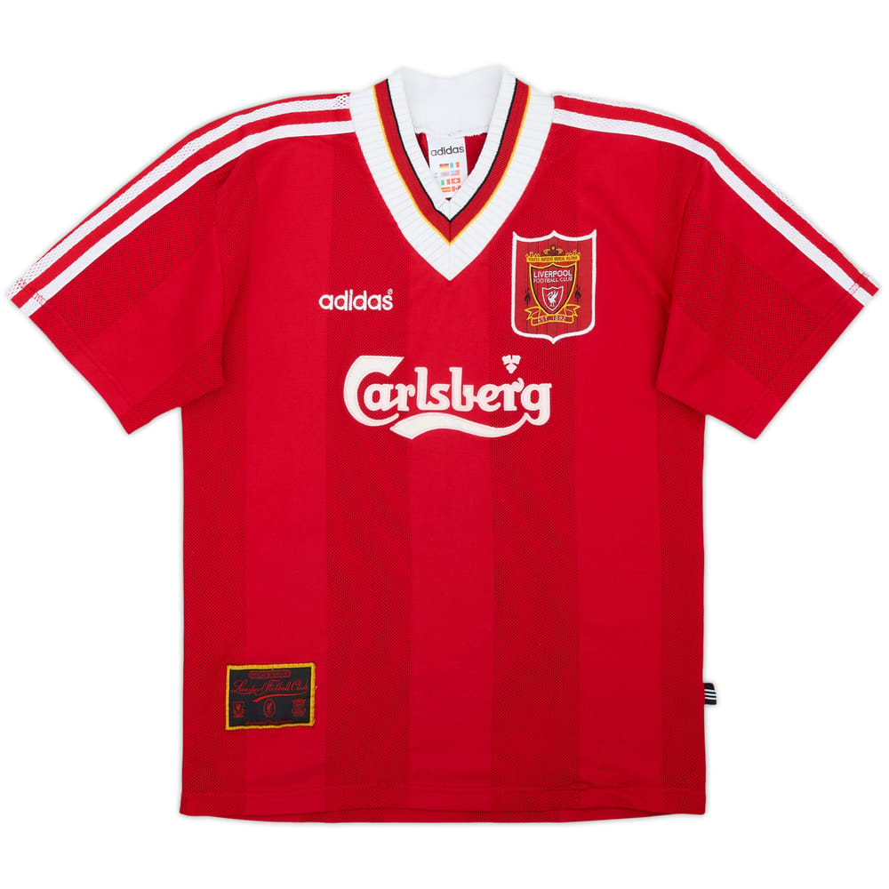 1995-96 Liverpool Home Shirt - 8/10 - (13-14 Years)