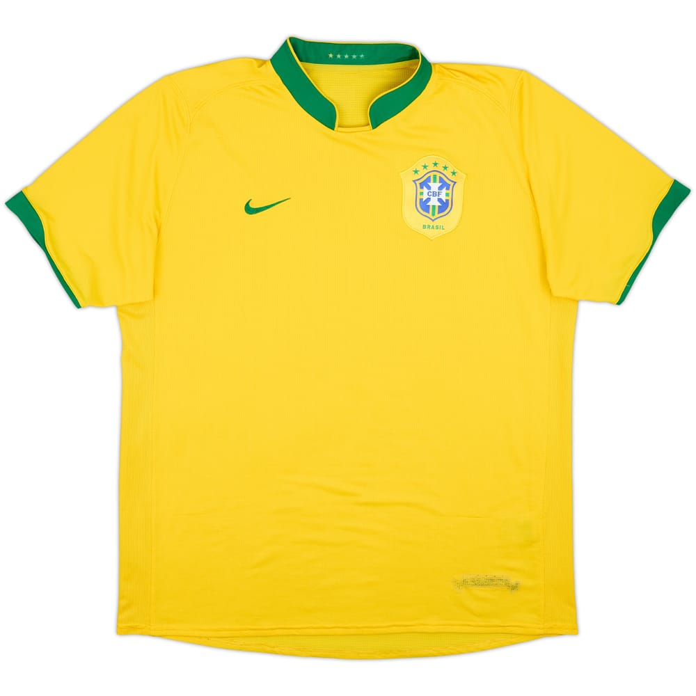 2006-08 Brazil Home Shirt - 5/10 - (XL)