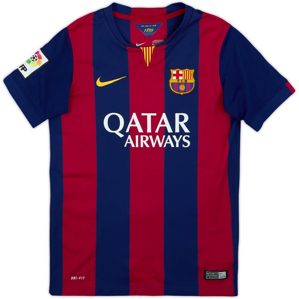2014-15 Barcelona Home Shirt - 5/10 - (M.Boys)