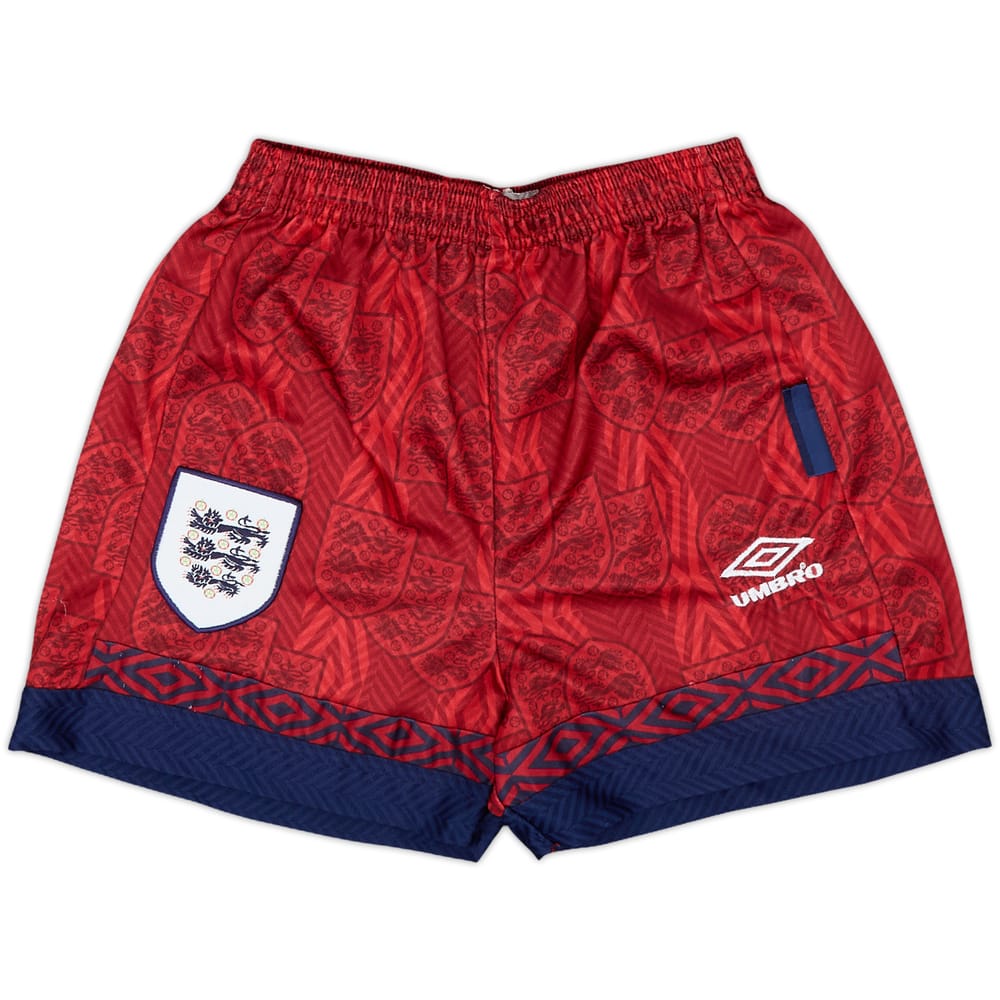 1993-95 England Away Shorts - 8/10 - (S)