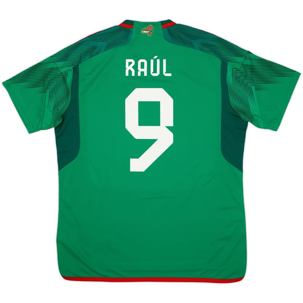 2022 Mexico Home Shirt Raul #9 (XL)