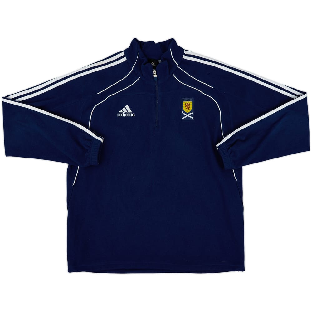 2010-11 Scotland adidas 1/4 Zip Fleece Top - 8/10 - (L)