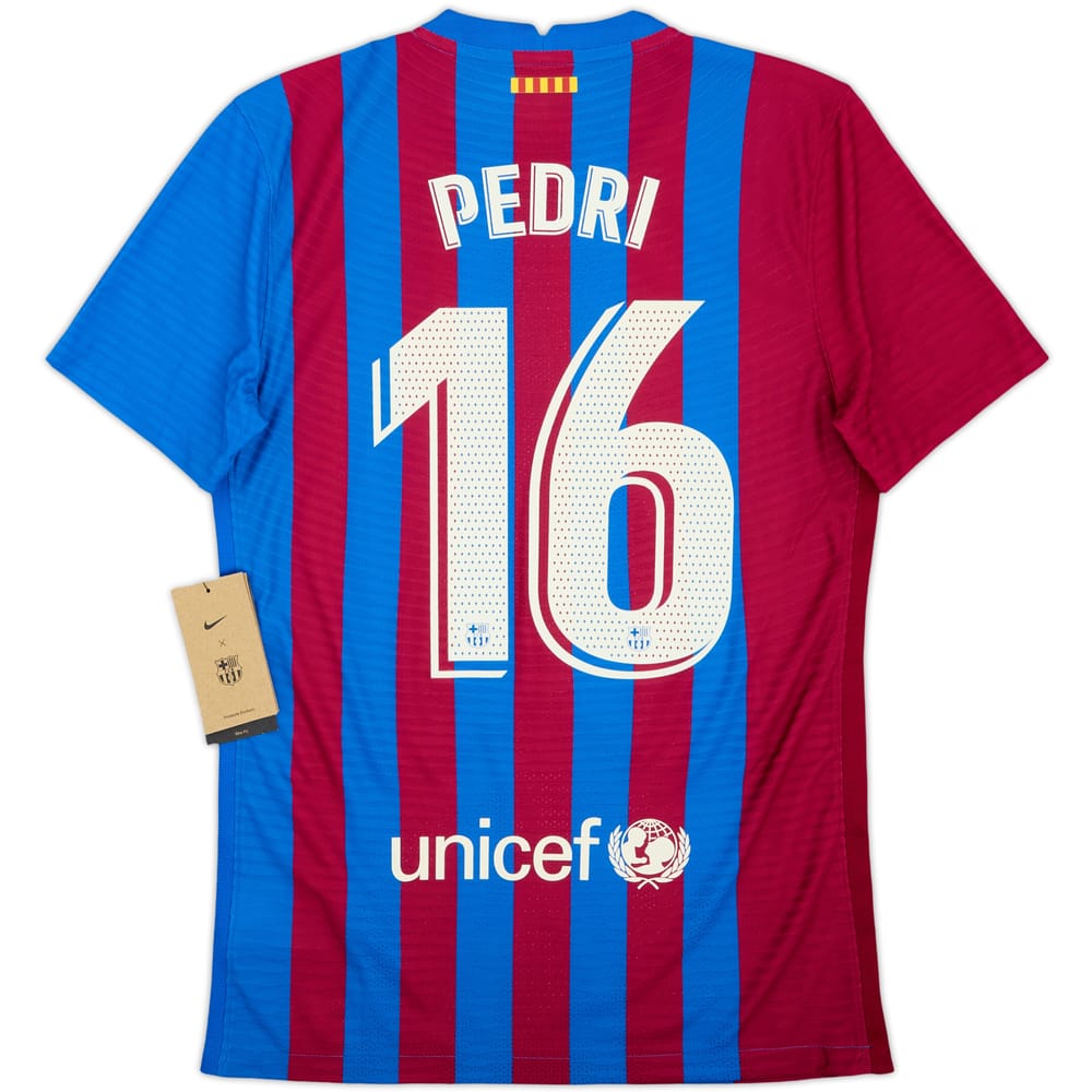 2021-22 Barcelona Authentic Home Shirt Pedri #16 (S)