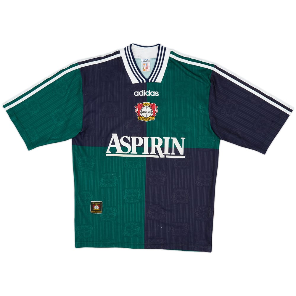 1997-98 Bayer Leverkusen Away Shirt Lehnhoff #17 - 8/10 - (S)