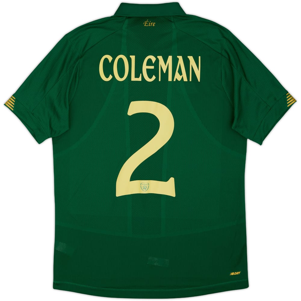 2020-21 Ireland Home Shirt Coleman #2 - 10/10 - (M)
