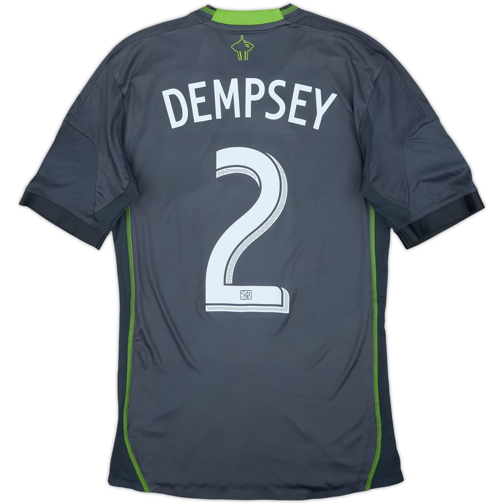 Camiseta auténtica de visitante del Seattle Sounders 2013-14 Dempsey #2 (S)