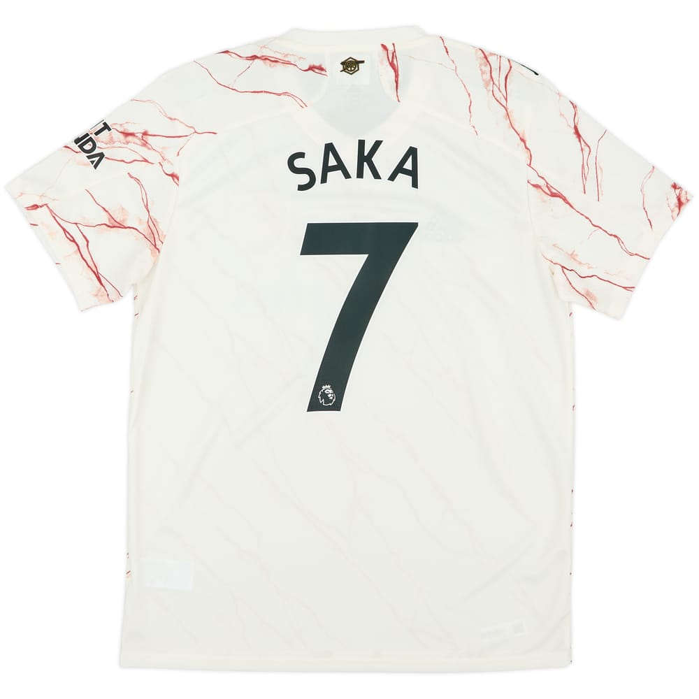 2020-21 Arsenal Away Shirt Saka #7 (L)