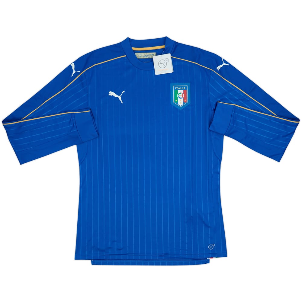 2016-17 Italy Home L/S Shirt (L)