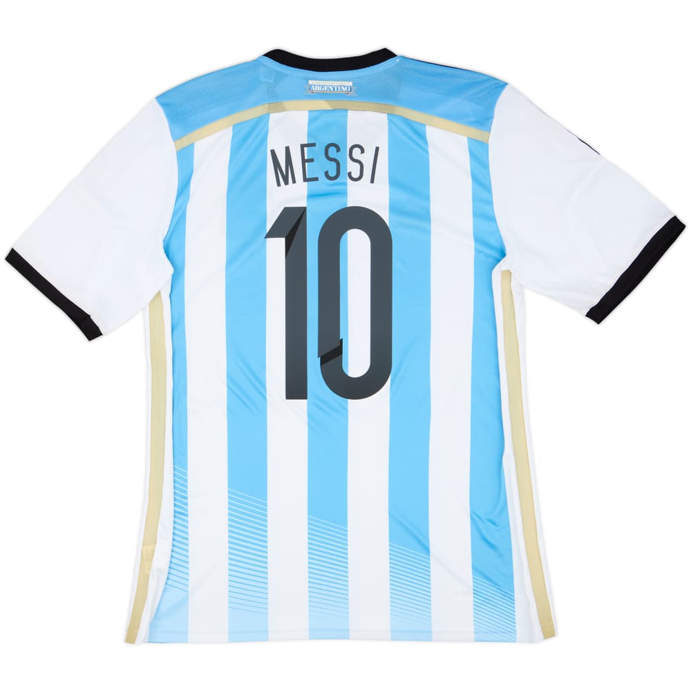 2013-15 Argentina Home Shirt Messi #10 (L)