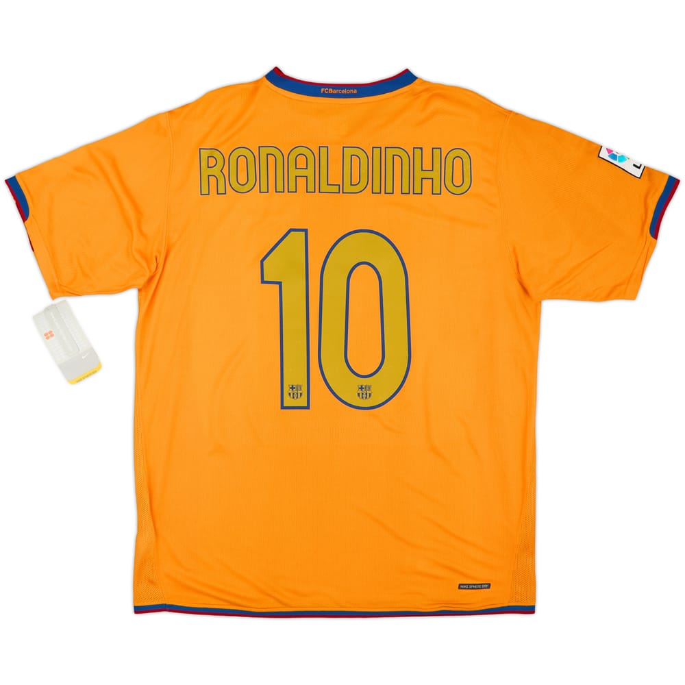 2006-08 Barcelona Away Shirt Ronaldinho #10 (L)