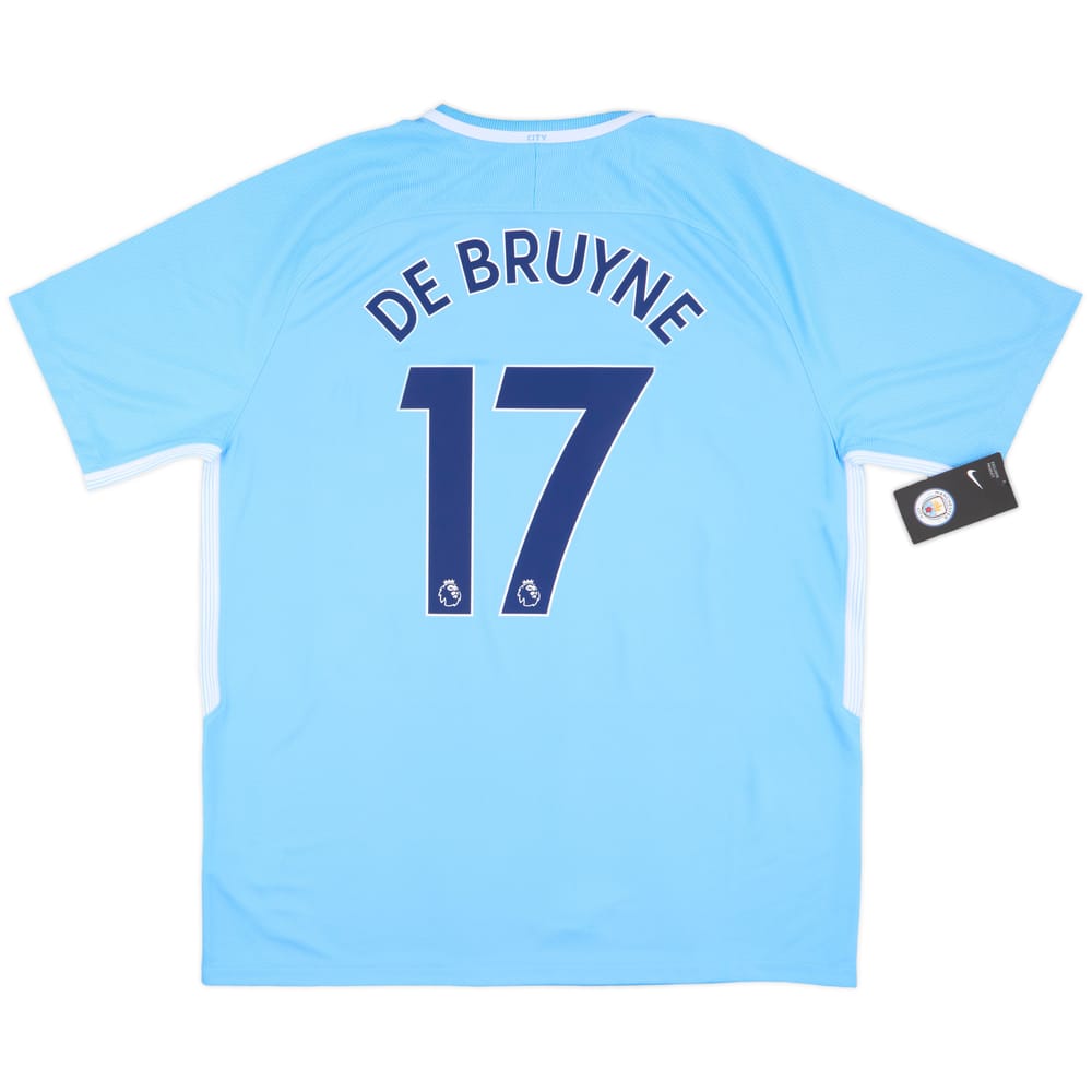 2017-18 Manchester City Home Shirt De Bruyne #17 (XL)