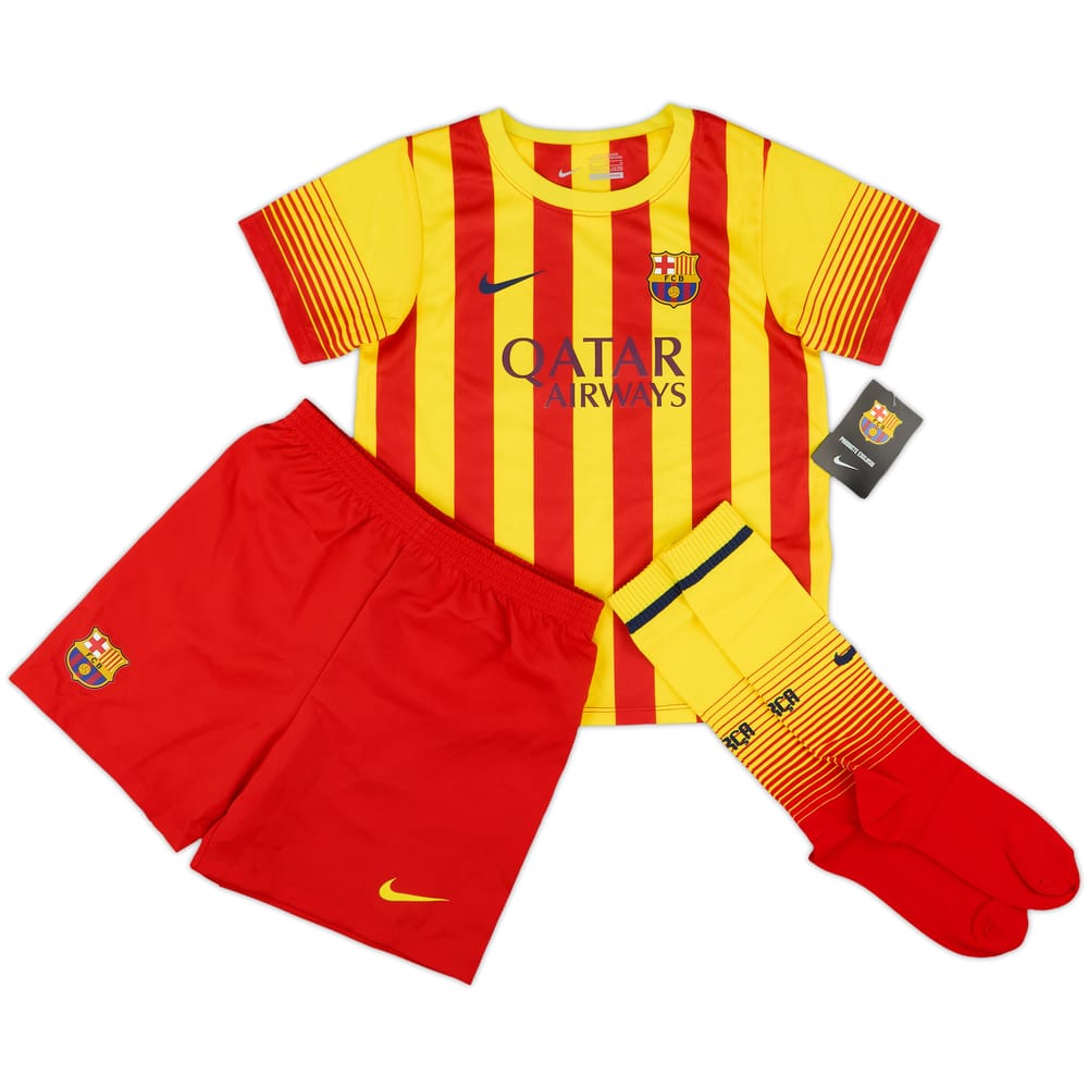 2013-15 Barcelona Away Full Kit Messi #10 (5-6 Years)