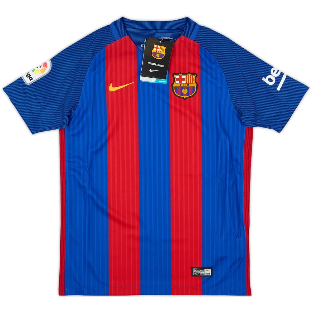 2016-17 Barcelona Home Shirt (M.Boys)
