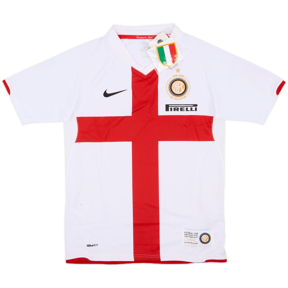 2007-08 Inter Milan Centenary Away Shirt (L.Boys)