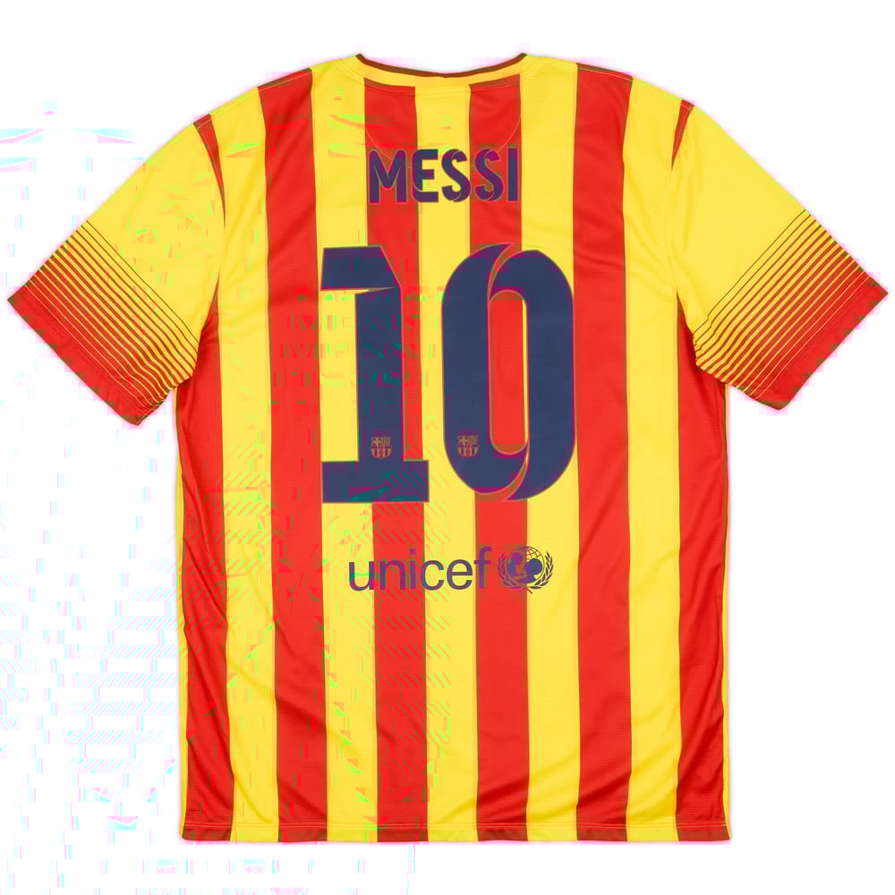 2013-15 Barcelona Authentic Away Shirt Messi #10 (L)
