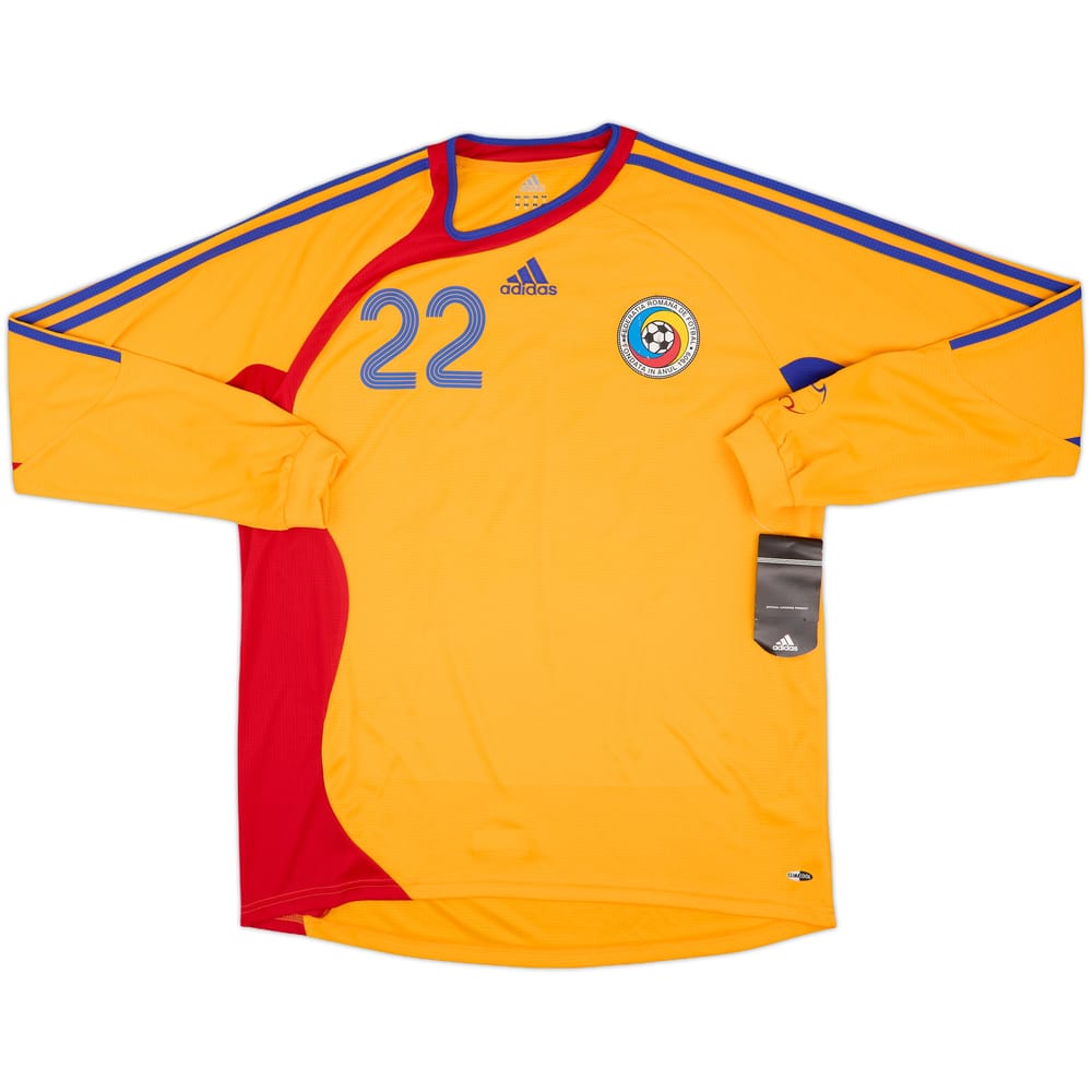 2006-08 Romania Player Issue Home L/S Shirt #22 (XL)