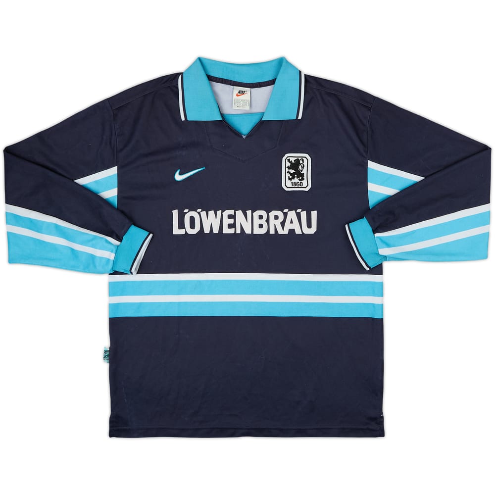 1997-98 1860 Munich Away L/S Shirt #5 - 6/10 - (XL)